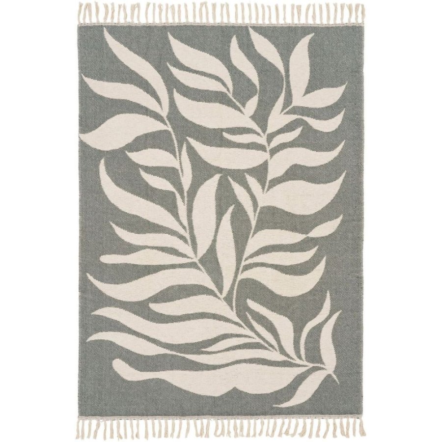 House Nordic Loni Plaid 130x180 cm, Sand/Gr�n