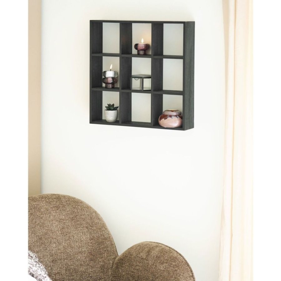 House Nordic Moss V�ghylde 46x46 cm, Sort