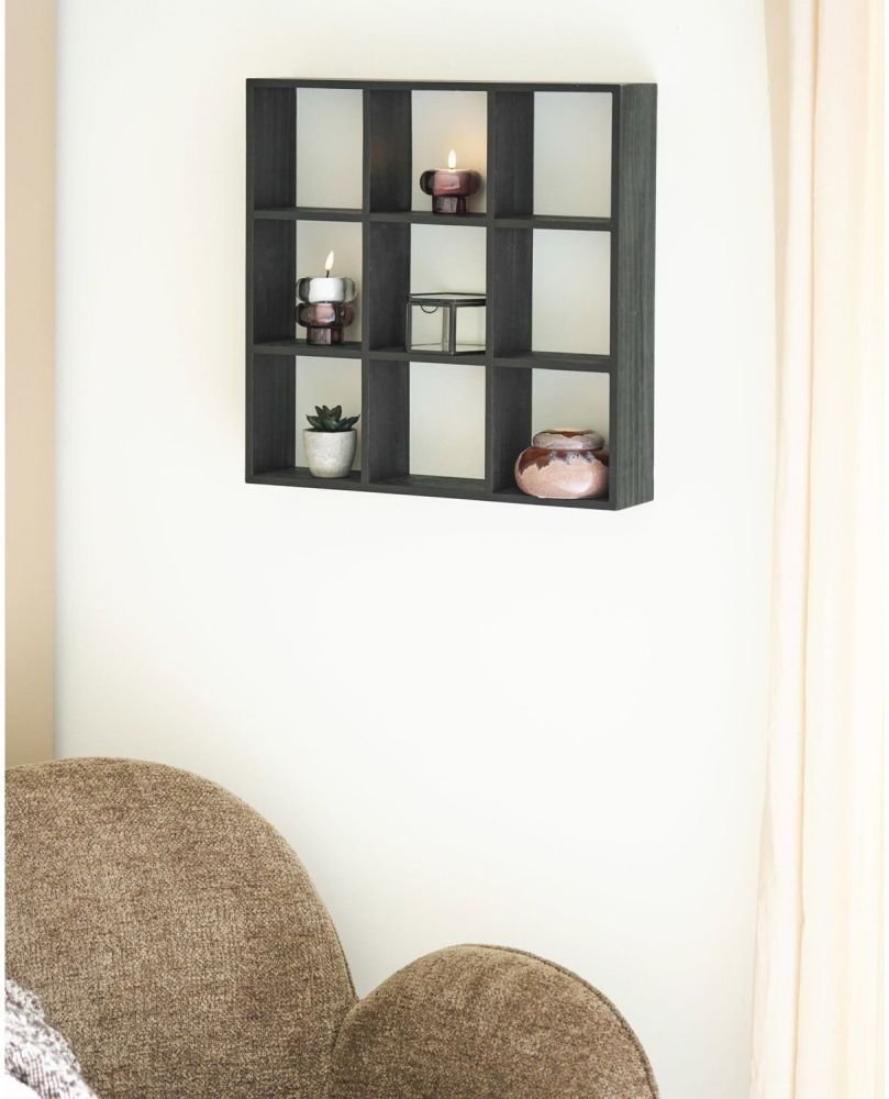 House Nordic Moss V�ghylde 46x46 cm, Sort