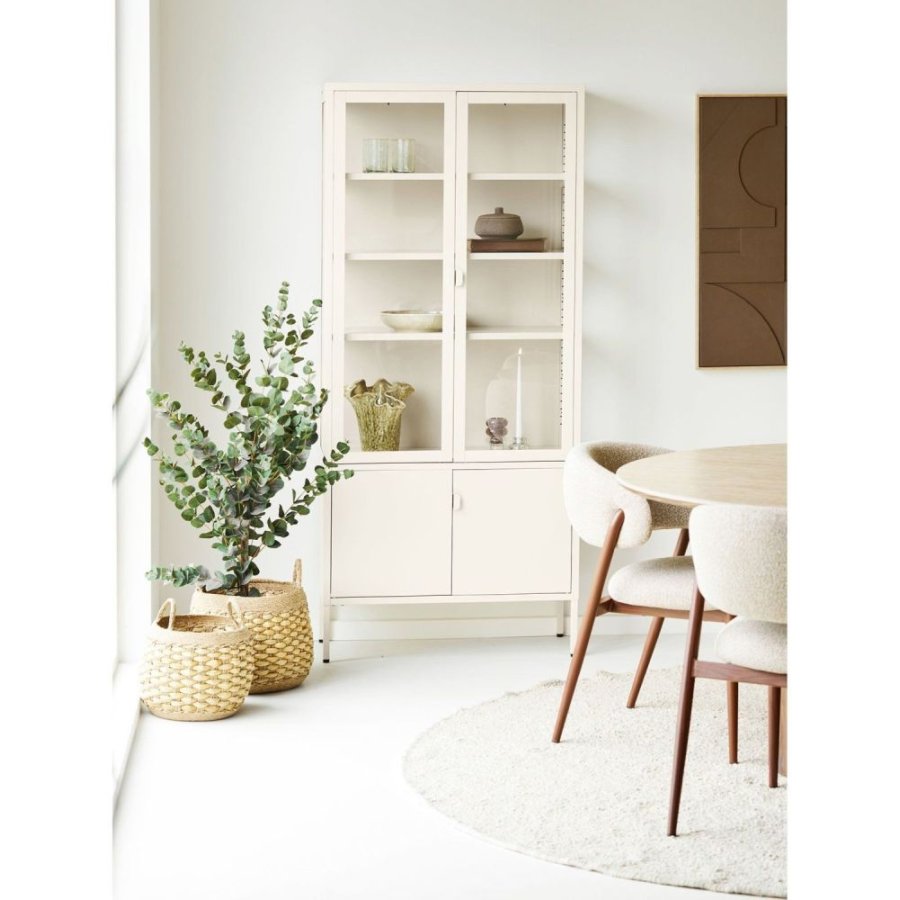 House Nordic Strahan Korb 2er Set, Seegras/Wasserhyazinthe