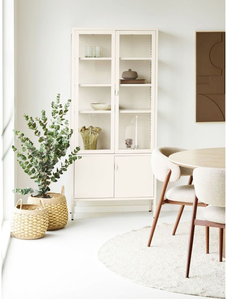 House Nordic Strahan Korb 2er Set, Seegras/Wasserhyazinthe
