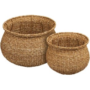 House Nordic Eden Korb 2er Set, Polyester