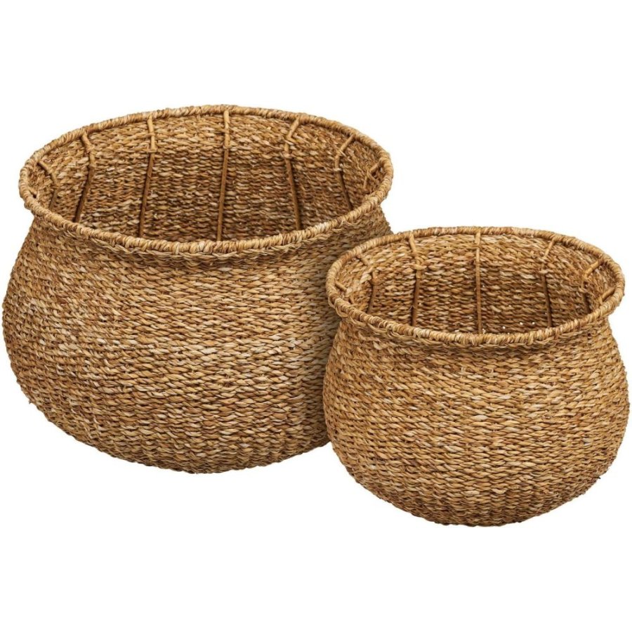 House Nordic Eden Korb 2er Set, Polyester