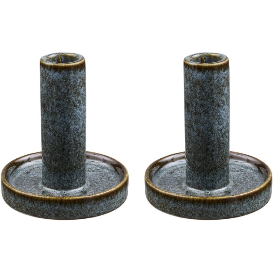House Nordic Lysestage 2 stk. H11 cm, Bl�