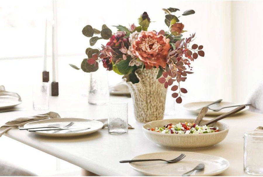 House Nordic Viola Serveringssk�l �27 cm, Beige