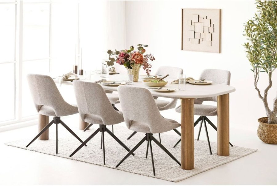 House Nordic Viola Serveringssk�l �27 cm, Beige
