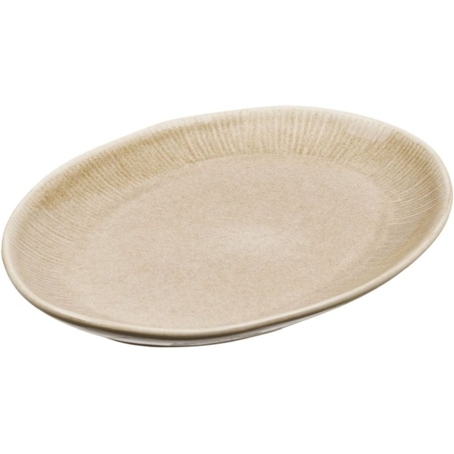 House Nordic Viola Serveringsfad 31x21,5 cm, Beige