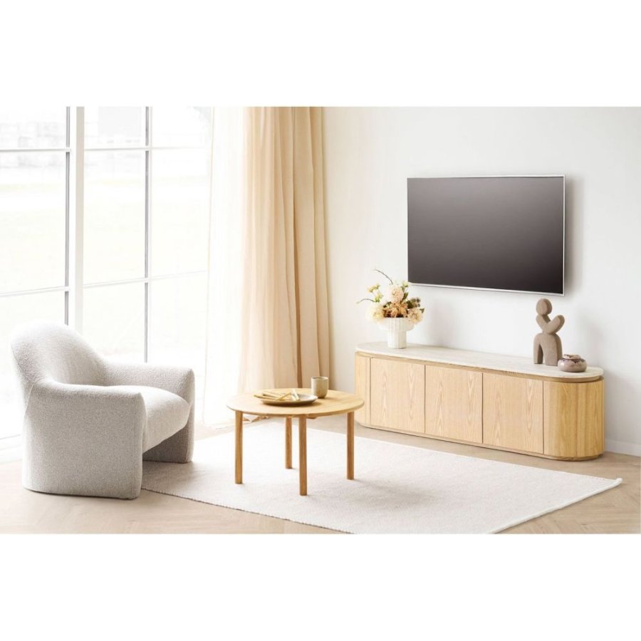 House Nordic Viola Serveringsfad 31x21,5 cm, Beige