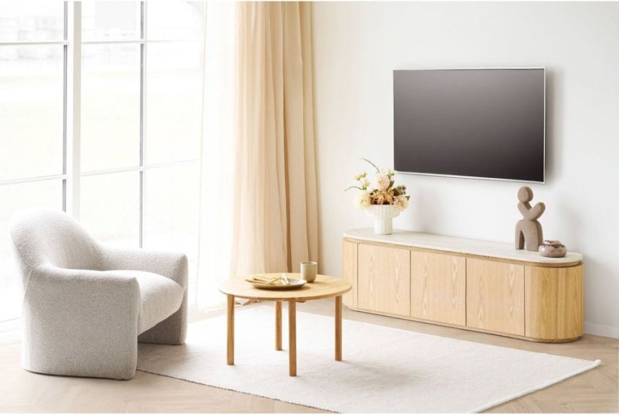 House Nordic Viola Serveringsfad 31x21,5 cm, Beige