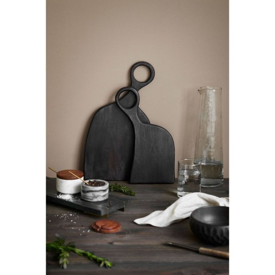 House Nordic Pauri Opbevaringskrukke 2 stk. H5 cm, Gr�/Hvid