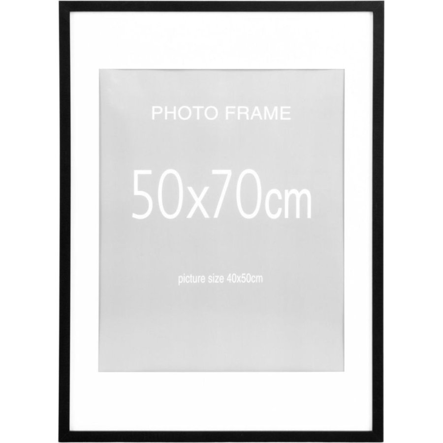 House Nordic Marbella Rammes�t 5 stk. 50x70 cm, Sort