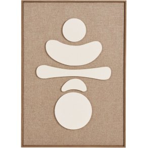 House Nordic Diva V�gdekoration No.2 50x70 cm, Brun/Beige