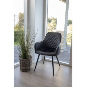 House Nordic Lammeskind 35x35 cm, Sort