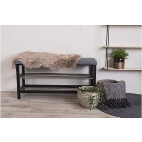 House Nordic Padova Bænk 100 cm, Grå