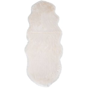 House Nordic Lammfell 60x180 cm, Wei