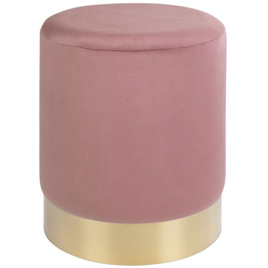 House Nordic Gamby Pouf H43 cm, Rosa