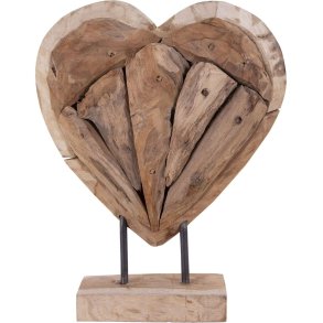 House Nordic Almada Dekoration H30 cm, Teak