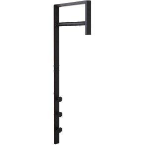 House Nordic Trento Wandgarderobe H82 cm, Schwarz