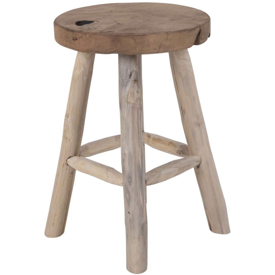 House Nordic Badia Hocker H45 cm, Teak