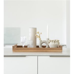 House Nordic Faro Bakke 58x38 cm, Teaktræ
