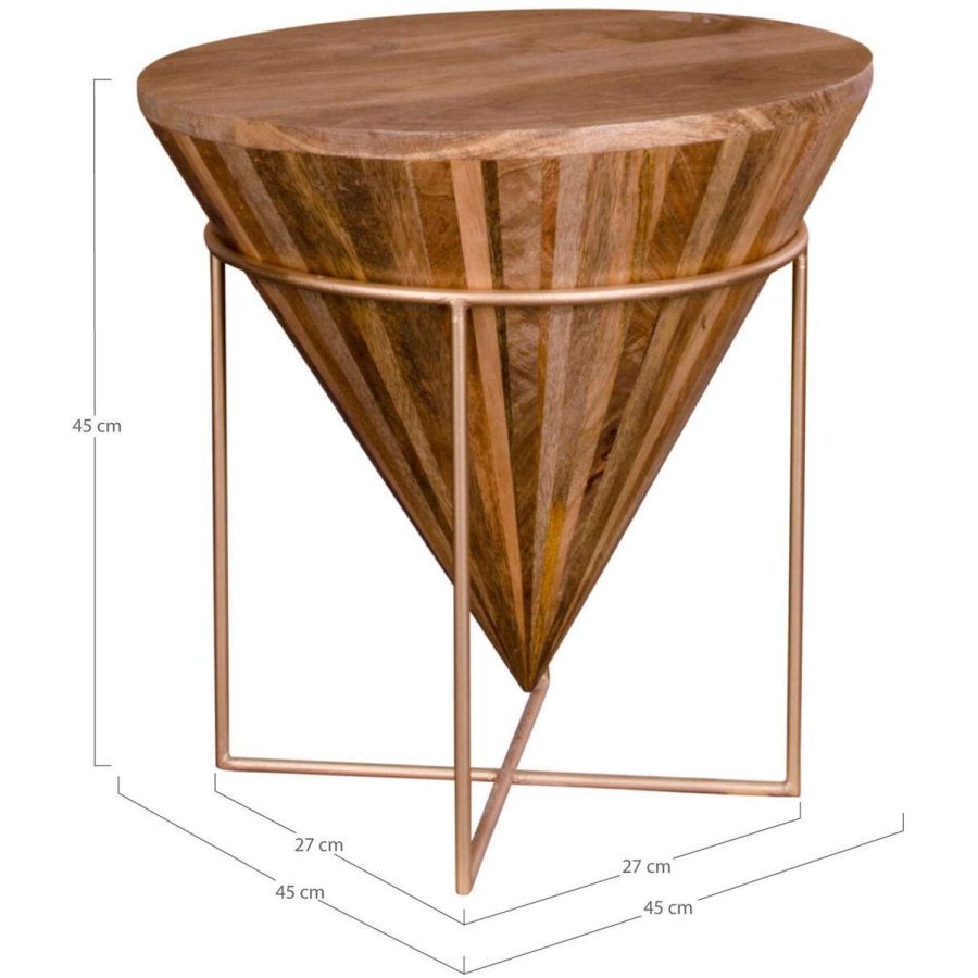 House Nordic Hapur Couchtisch H45 cm, Mangoholz