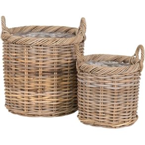 House Nordic Gili Krbe 2er Set, Kubo Rattan