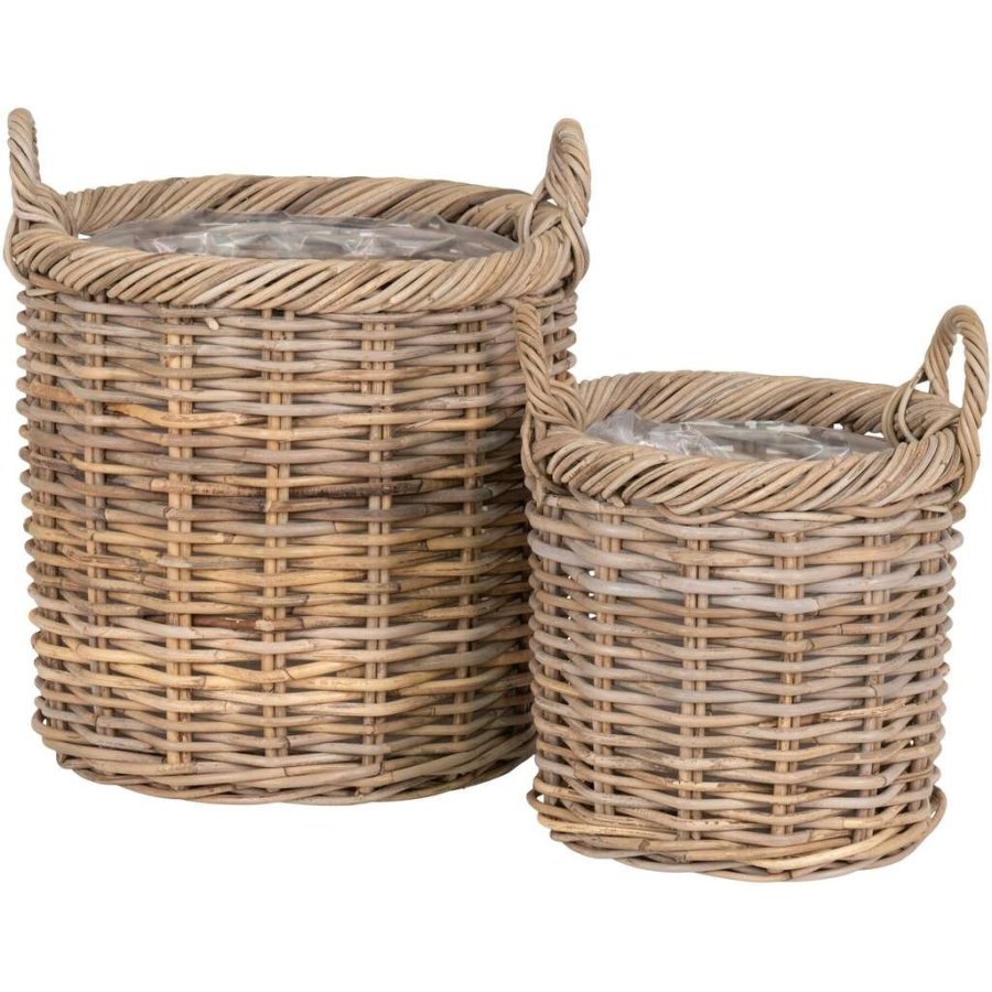 House Nordic Gili Krbe 2er Set, Kubo Rattan