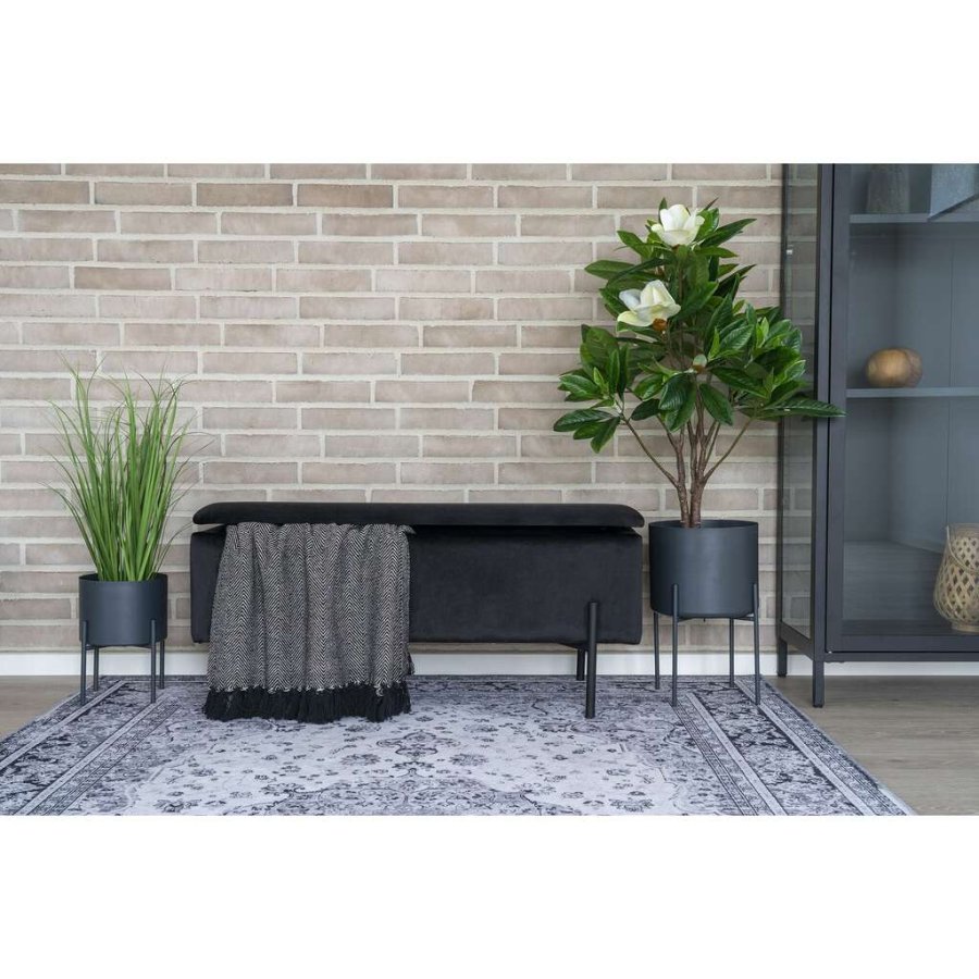 House Nordic Watford Truhenbank 95 cm, Schwarz