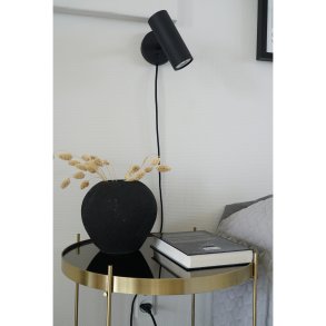 House Nordic Paris Væglampe 22 cm, Sort