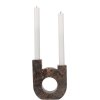 House Nordic Kerzenstnder H14 cm, Marmor