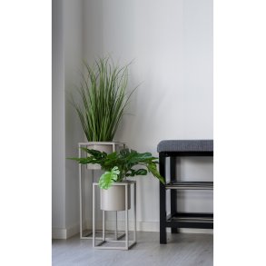 House Nordic Marla Blomsterstander 2 stk, Beige/Grå