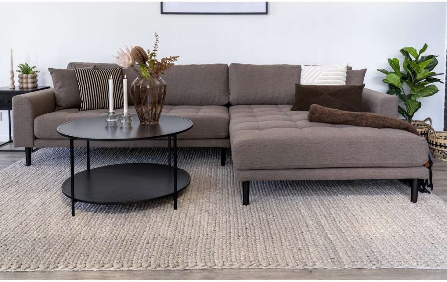 House Nordic Vita Couchtisch �80 cm, Schwarz