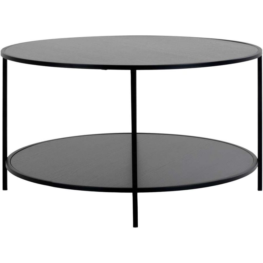 House Nordic Vita Couchtisch �80 cm, Schwarz