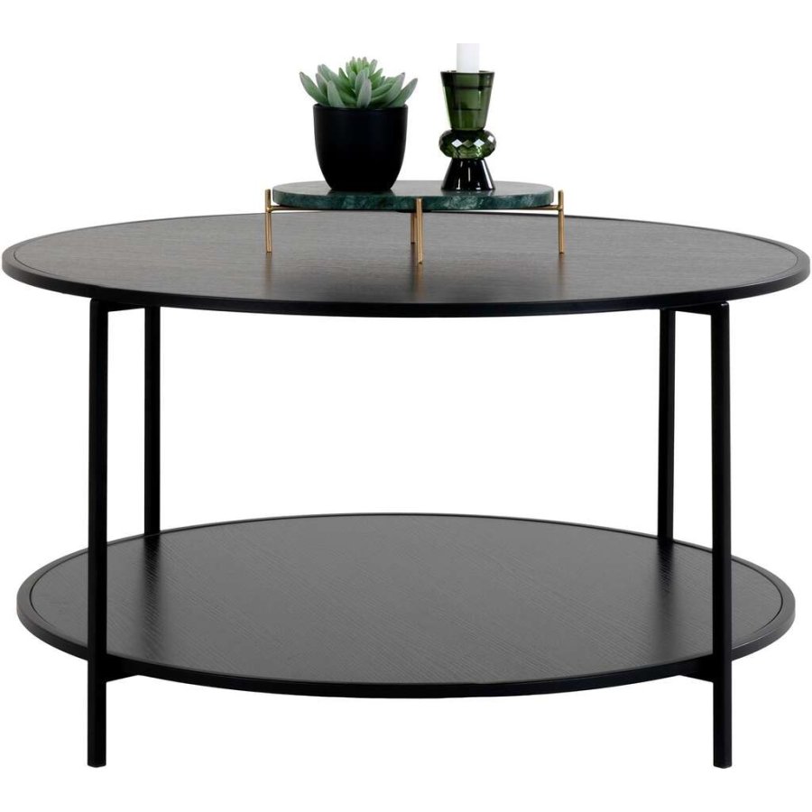 House Nordic Vita Couchtisch �80 cm, Schwarz