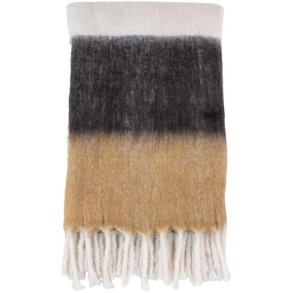 House Nordic Decke 130x170 cm, Schwarz/Wei/Braun