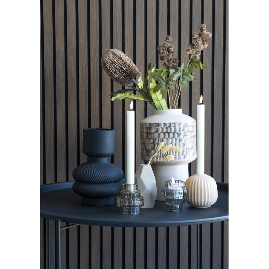 House Nordic Vase H22 cm, Schwarz