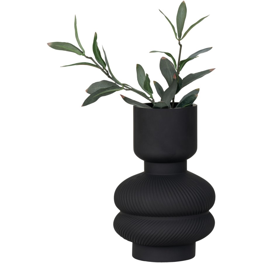 House Nordic Vase H22 cm, Schwarz