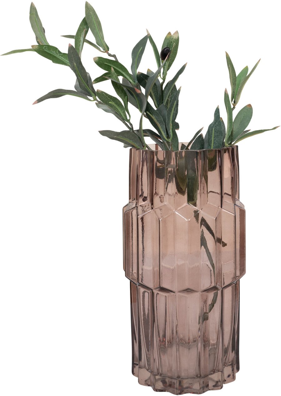 House Nordic Vase H26 cm, Lila