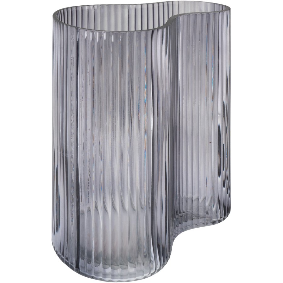 House Nordic Vase H20 cm, Smoked