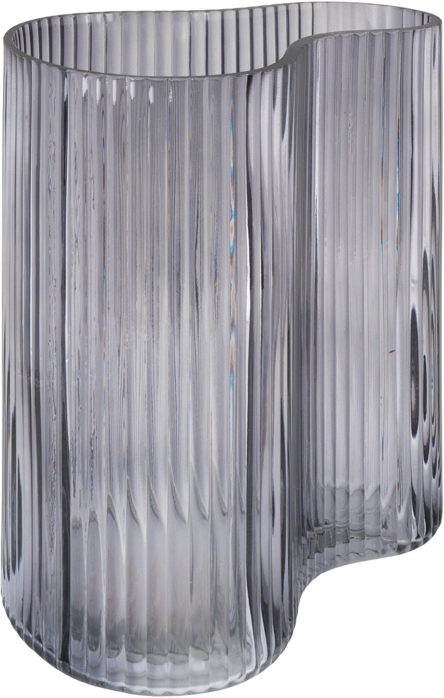 House Nordic Vase H20 cm, Smoked