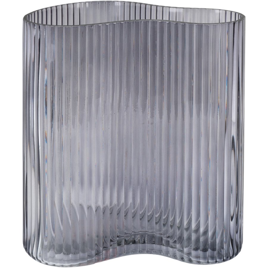 House Nordic Vase H20 cm, Smoked