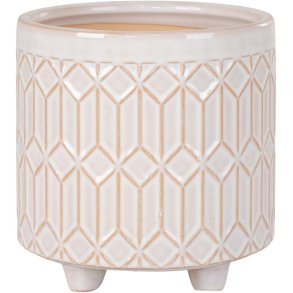 House Nordic Urtepotte H19,5 cm, Hvid