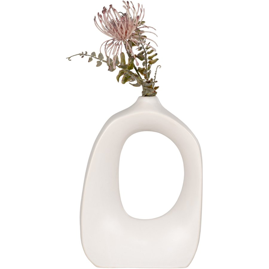 House Nordic Vase H28,5 cm, Wei