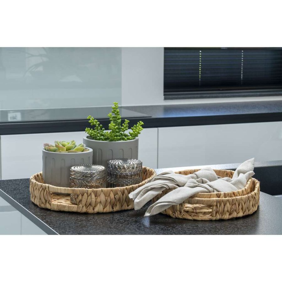 House Nordic Estoril Tablett 3er Set, Wasserhyazinthe