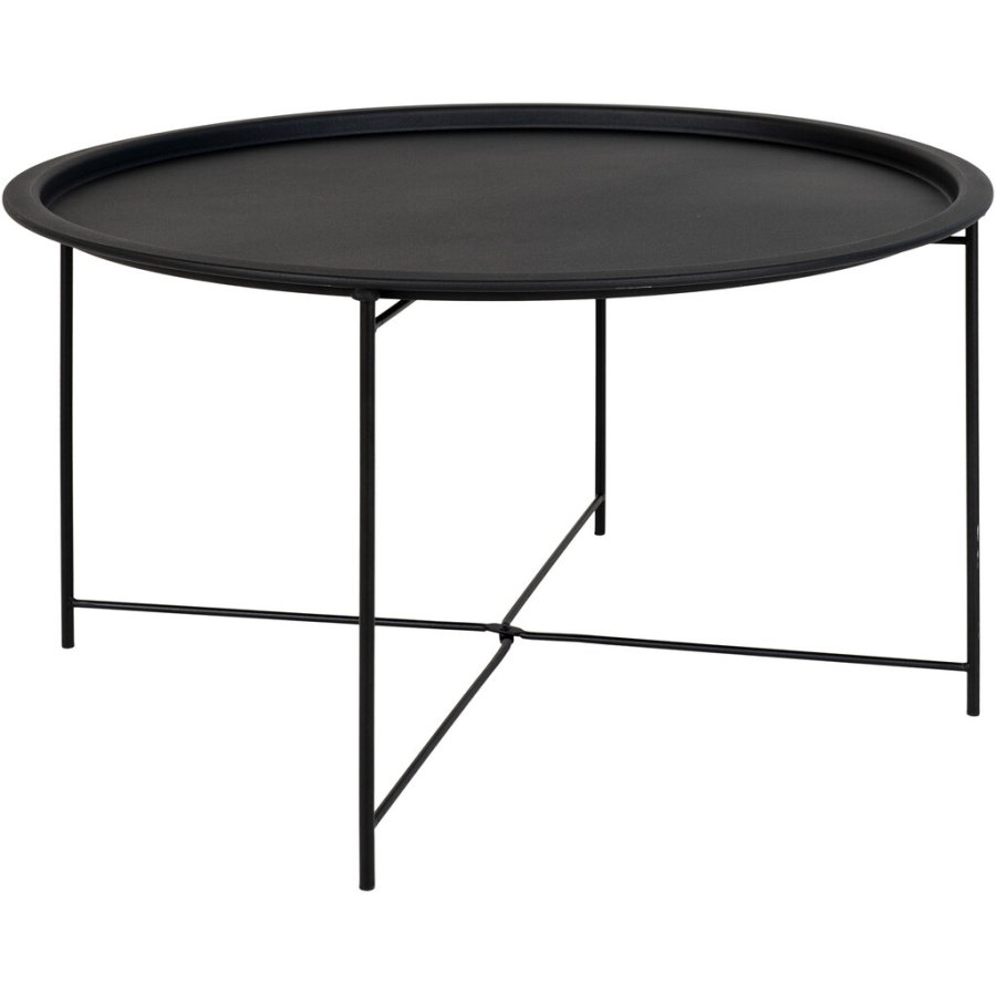 House Nordic Bastia Couchtisch 75 cm, Schwarz