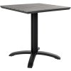 House Nordic Chicago Havebord H72 cm, Gr/Sort