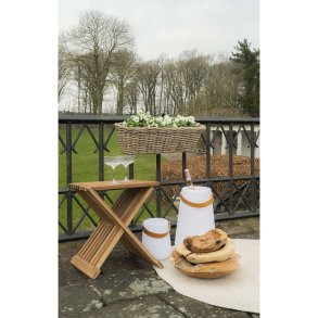 House Nordic Erto Taburet H45 cm, Teak