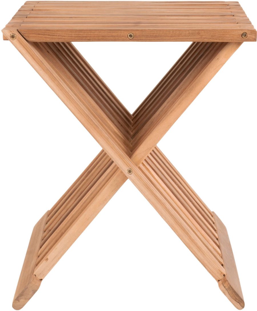 House Nordic Erto Hocker H45 cm, Teak