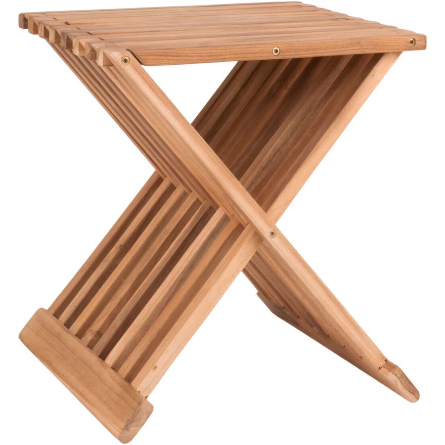 House Nordic Erto Hocker H45 cm, Teak