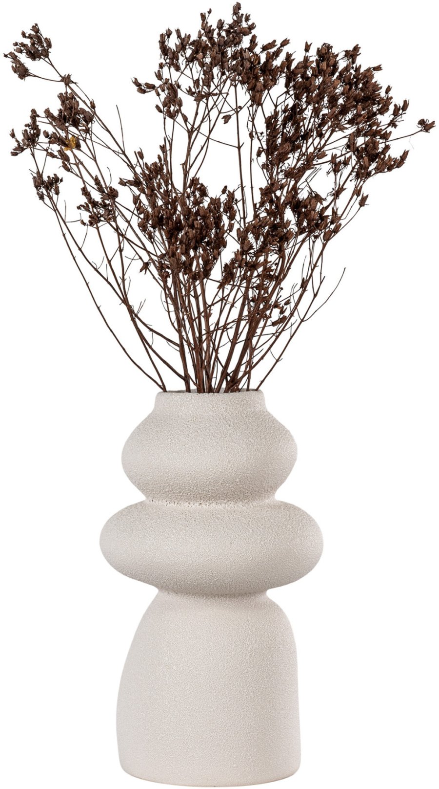 House Nordic Vase H26,5 cm, Beige